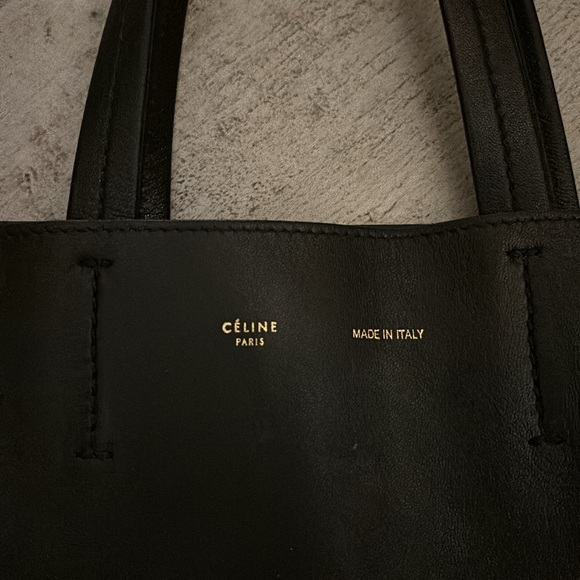 Great used condition Authentic Celine Gusset Cabas Tote Bag - Picture 2 of 11